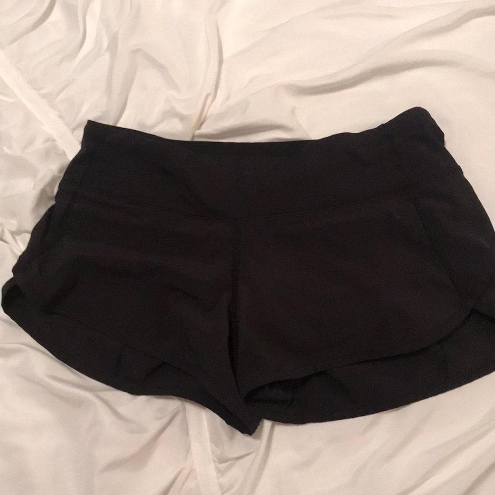 Lululemon Black Speed Up Shorts